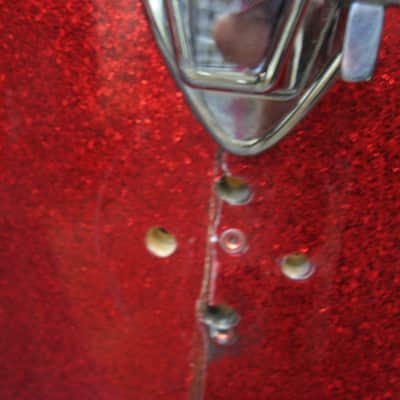 Ludwig 12X16" Concert Tom Late 70's - Red Sparkle image 6