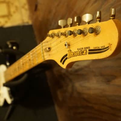 Ibanez Blazer 1981 Black Owned by Adrian Belew of King Crimson/Talking Heads/Frank Zappa image 2