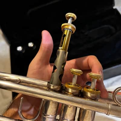 Blessing BTR1460S Silver Trumpet w Case image 12