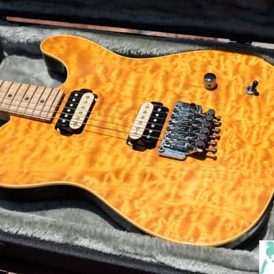 Classic 1990 Fender Japan - Custom “Order Made” Telecaster Amber Finish- Monster Quilt Top - Seymour Duncan Slash Pickups image 10