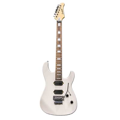 Sawtooth Americana 24 Series ST-M24 Satin White Electric Guitar with Floyd Rose Original, Seymour Duncan Pickups & Pro Series Gig Bag image 2