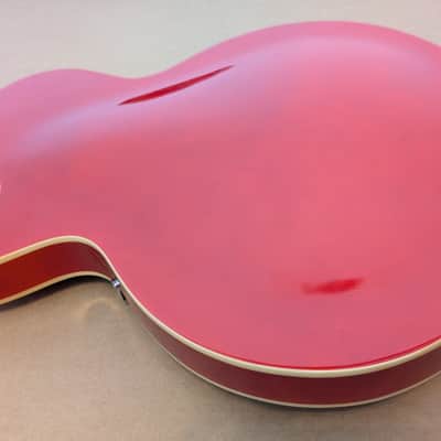 Revelation RT75 Hollow Body Electric Guitar Cherry Red Great Player image 11