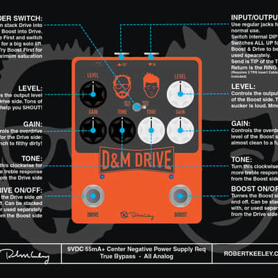Keeley Electronics D&M Drive & Boost pedal image 3