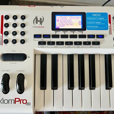 M-Audio Axiom Pro 49 Key USB MIDI Keyboard Controller 2010s - White image 5