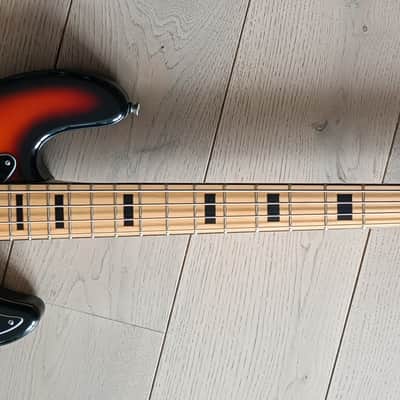 Fernandes Burny Jazz Bass early 70s - Sunburst diMarzio 70s | Reverb