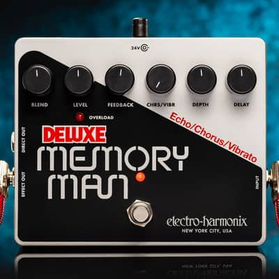 Electro-Harmonix Deluxe Memory Man XO Analog Delay Guitar Effects Pedal image 3