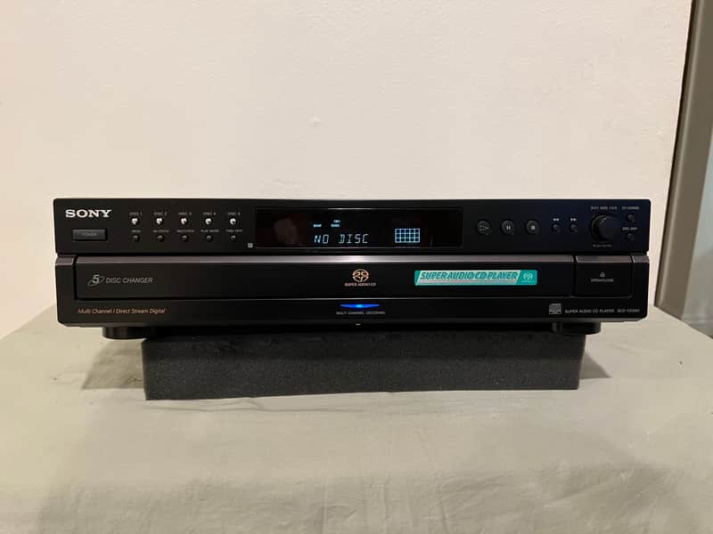 Sony SCD-CE595, Super Audio CD Player, 5 Disc Changer, Good Working Condition image 1