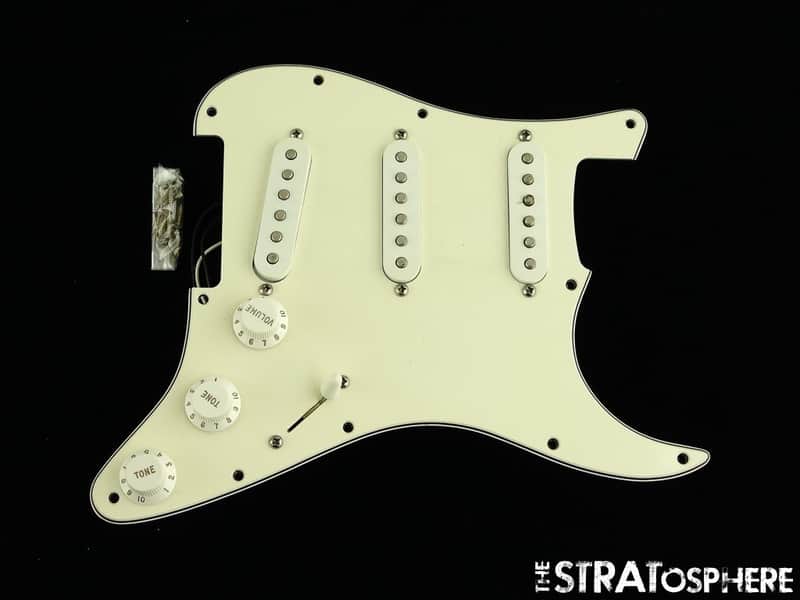 USED 2000 Fender MIM Standard Strat LOADED PICKGUARD Guitar Parts image 1