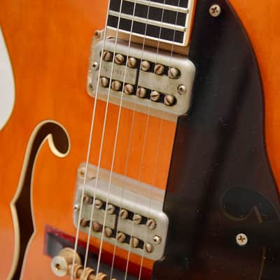 Gretsch Custom Shop Master Built G6120SSC Brian Setzer Tribute 2007 - Vintage Orange image 4