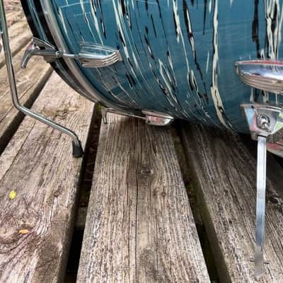 Ludwig 1970 - Blue Oyster “Bowling Ball” Pearl image 7