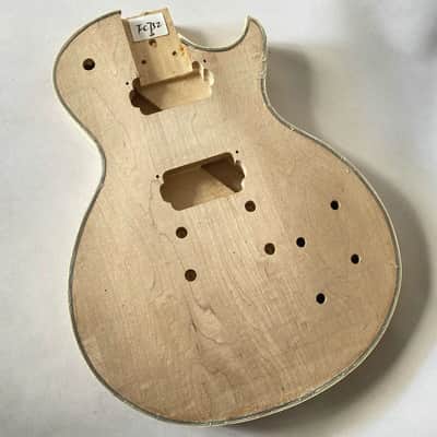 Maple Veneer Top Guitar Single Cut Basswood Body image 1