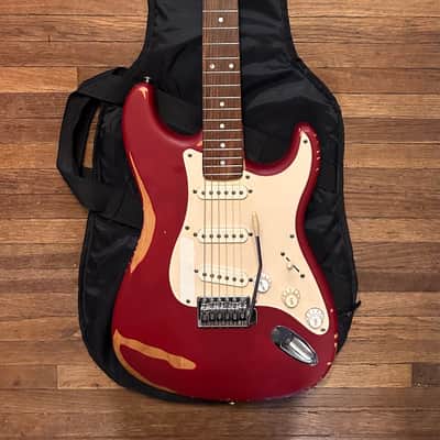 Vintage 1994 Fender Stratocaster Squier Bullet Series Rebadged as 50s Fender Road Worn image 11
