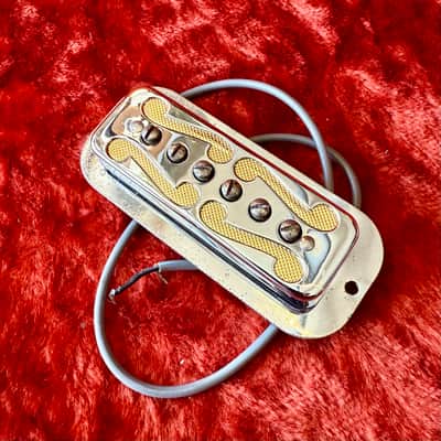 DeArmond Rowe Mustache single coil guitar pickup 1960’s - Gold foil original vintage USA harmony Silvertone