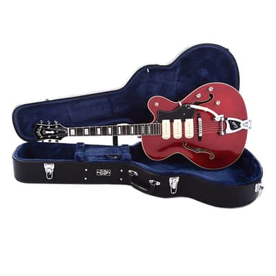 Guild X-350 Stratford Hollow Body Electric Guitar - Scarlet Red image 8