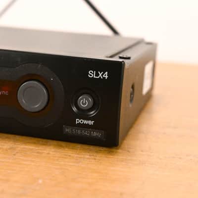 Shure SLX4 Wireless Receiver - H5 Band: 518-542 MHz (NO POWER SUPPLY) CG010X9 image 4