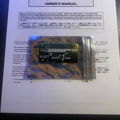 Roland SRX-02 Concert Piano Expansion Board 2000s - Green