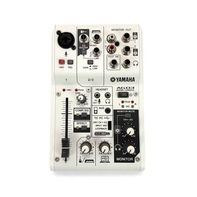 Yamaha AG03 MK2 WH USB 2.0 Mixer/Audio Interface, White image 4