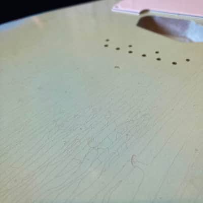 Telecaster Aged Guitar Body - Sonic Blue medium guitar relic guitar body by Jozo Reece Guitars image 7