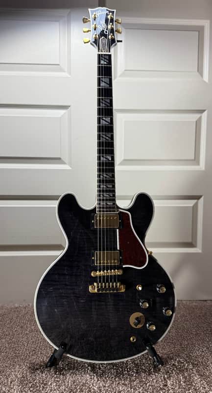 Gibson 2021 Custom Shop BB King Lucille Legacy - Transparent Ebony image 1