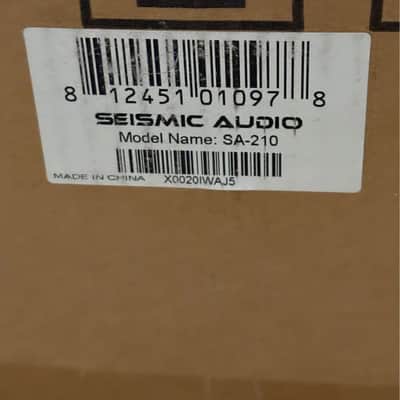 Seismic Audio SA-210 2x10" 200w 8 Ohm Bass Speaker Cab 2010s - Black image 5