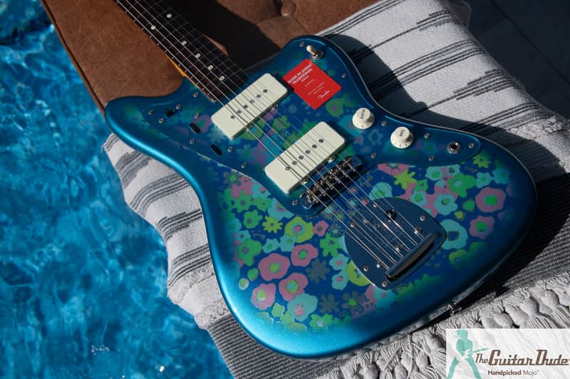 Fender Japan Limited Edition Blue Flower Paisley Jazzmaster - NOS/Collector Owned - Pro Set Up w Perfect Frets/Action/Intonation! image 1