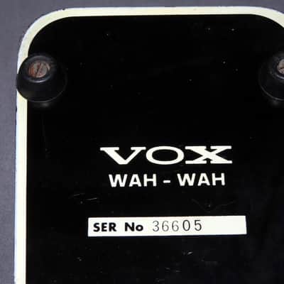 Late 60s Vintage Vox Wah Wah Excellent Original Condition Pre-V846 "Transition" Model image 2