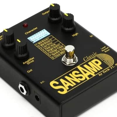 Tech 21 SansAmp Classic Tube Amp Emulator Electric Guitar Effect Pedal image 2