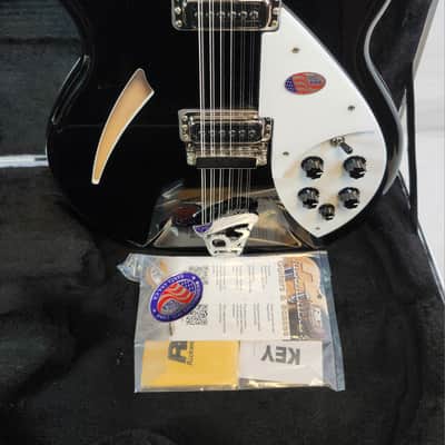 Rickenbacker 360 Jetglo 12-String Semi-Hollow Guitar, Stereo, HSC 2026 image 2