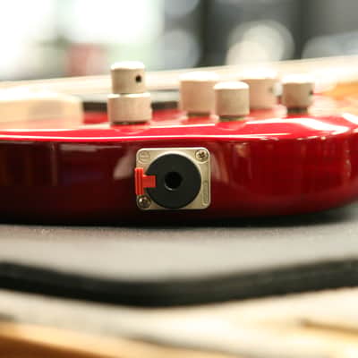 Ibanez BTB400QM - 2003 - Transparent Red - Made in Korea image 15