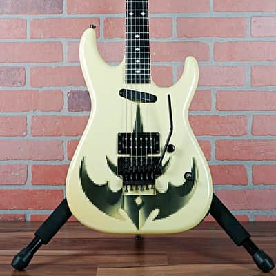 ESP Custom Shop Empire D Chris Degarmo "Queensryche" Signature model MIJ White Pearl W/Triryche 1991 image 6