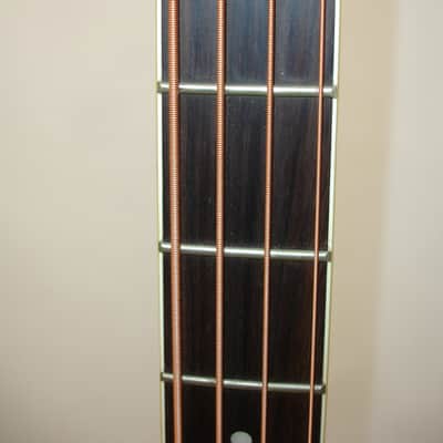 Dean EAB Acoustic Electric Bass Guitar, Satin Natural w/ Bag image 9