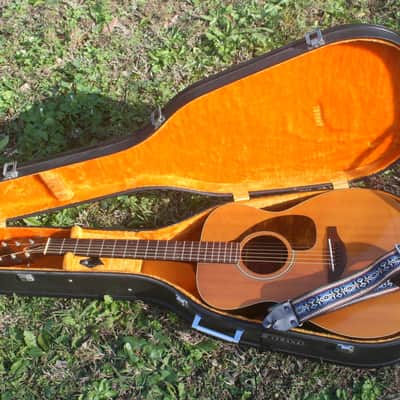 Yamaha FG150 Red Label Nippon Gakki 1972 - Natural+Rocket Hard Case image 1