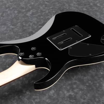 Ibanez GRGA120QATKS Electric Guitar with Quilted Ash Top (Transparent Black) image 5