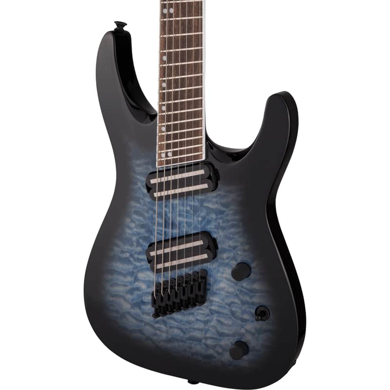 Jackson X Series Soloist Arch Top SLATX7Q MS Electric - Transparent Blue Burst image 1