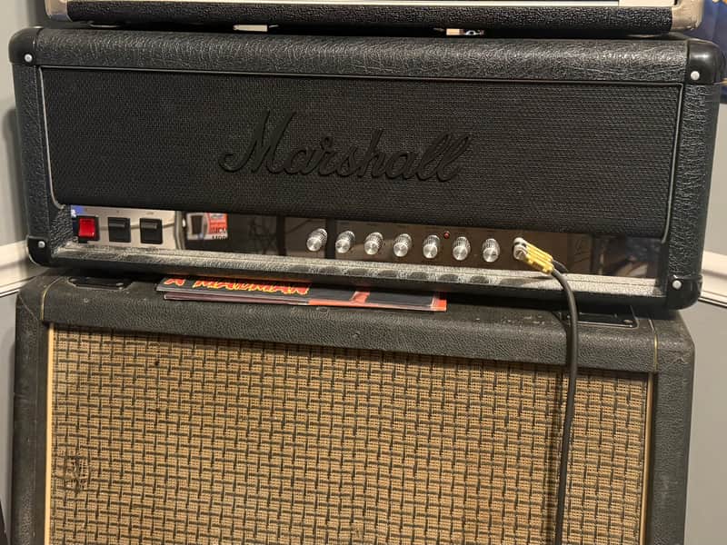 Marshall 2555X Silver Jubilee 100-watt Reissue Tube Head - Black Tolex, Sweetwater Exclusive image 1