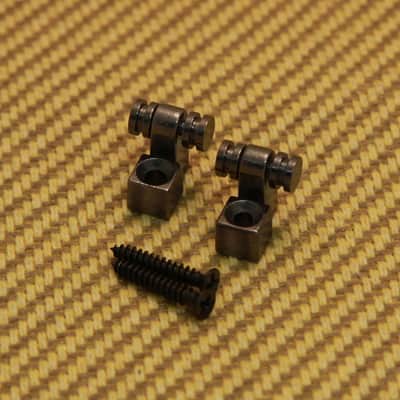 MRSG-CB Cosmo Nickel Black Roller String Guides For Guitar W/Mounting Screws