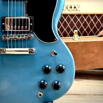 Gibson SG Standard Electric Guitar 2017 - Pelham Blue image 3