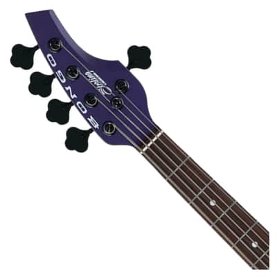 Sterling by Music Man Bongo 5-String Bass - Firemist Purple Satin image 4
