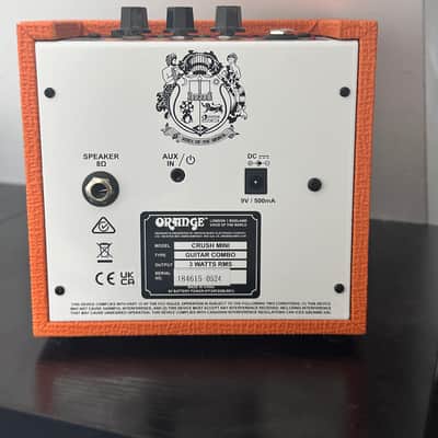 Orange Crush Mini 3-Watt 1x4" Guitar Combo 2018 - Present - Orange image 2