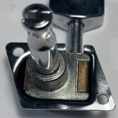 Fender- F-tuners, 6-in-line, chrome, 1970's, made by Schaller image 5