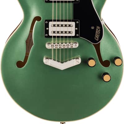 Gretsch G2655 Streamliner Center Block Jr. Double-Cut with V-Stoptail Steel Olive image 2
