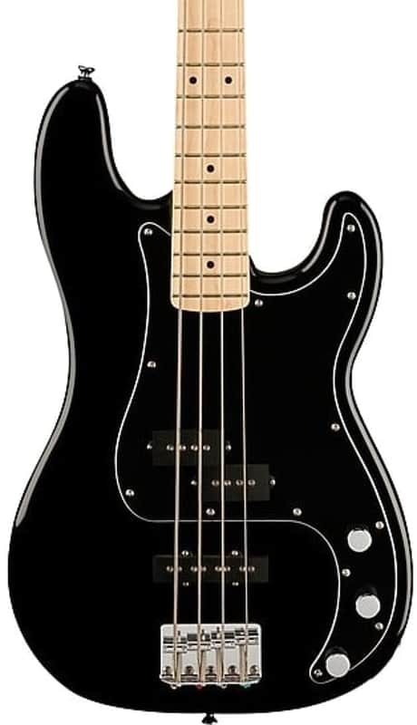 Squier Affinity Series Precision Bass - Black With Maple Fingerboard image 1