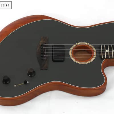 Fender American Acoustasonic Jazzmaster Tungsten image 6