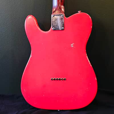 Belle Guitars Teg Custom, Fiesta red - medium relic image 10