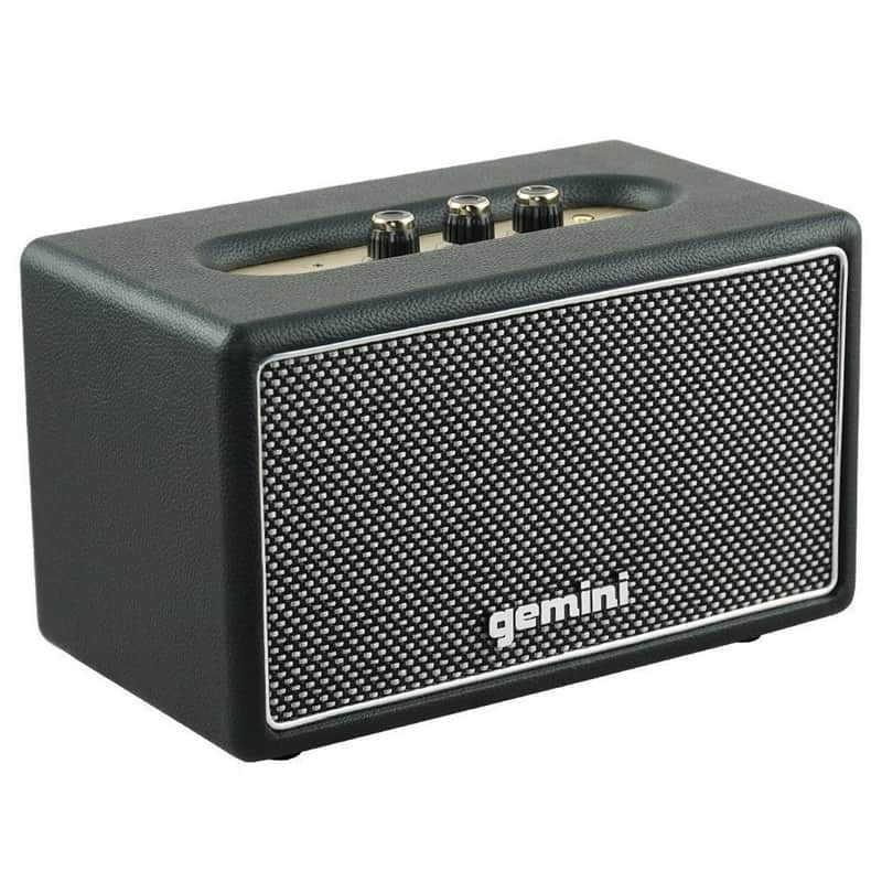 Gemini GTR-200 Portable Retro Battery-Powered Bluetooth Speaker image 1