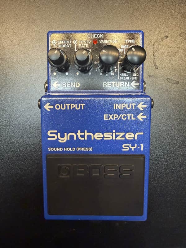 Boss SY-1 Synthesizer - Blue image 1