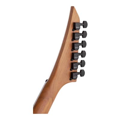 Jackson JS Series Dinky Arch Top JS24 DKAM Electric Guitar with Caramelized Maple Neck (Black Stain) image 8