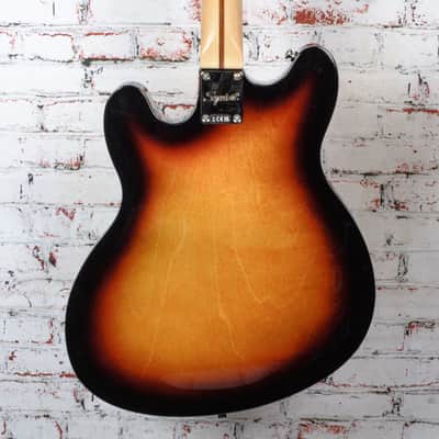 Squier 2022 Affinity Series Starcaster Semi-Hollow Electric Guitar 3 Tone Sunburst USED image 6