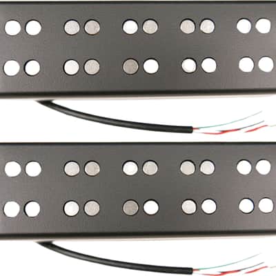 Nordstrand Dual Coil 5-String Soapbar Bass Pickup Set, Parallel Wind, Black image 5