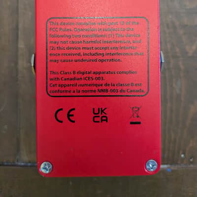 Electro-Harmonix / JHS Nano Big Muff 2 Dual Op-Amp Fuzz 2025 - Present - Red image 3